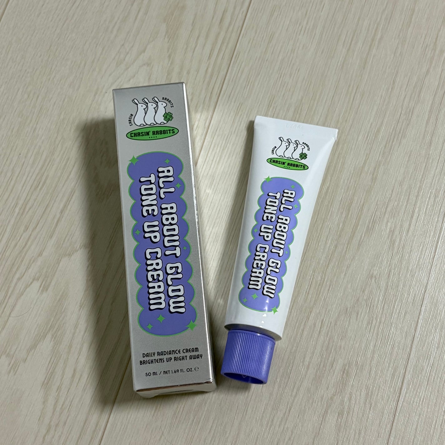 オールアバウトグロウトーンアップクリーム/CHASIN'RABBITS/化粧下地を使ったクチコミ(1枚目)