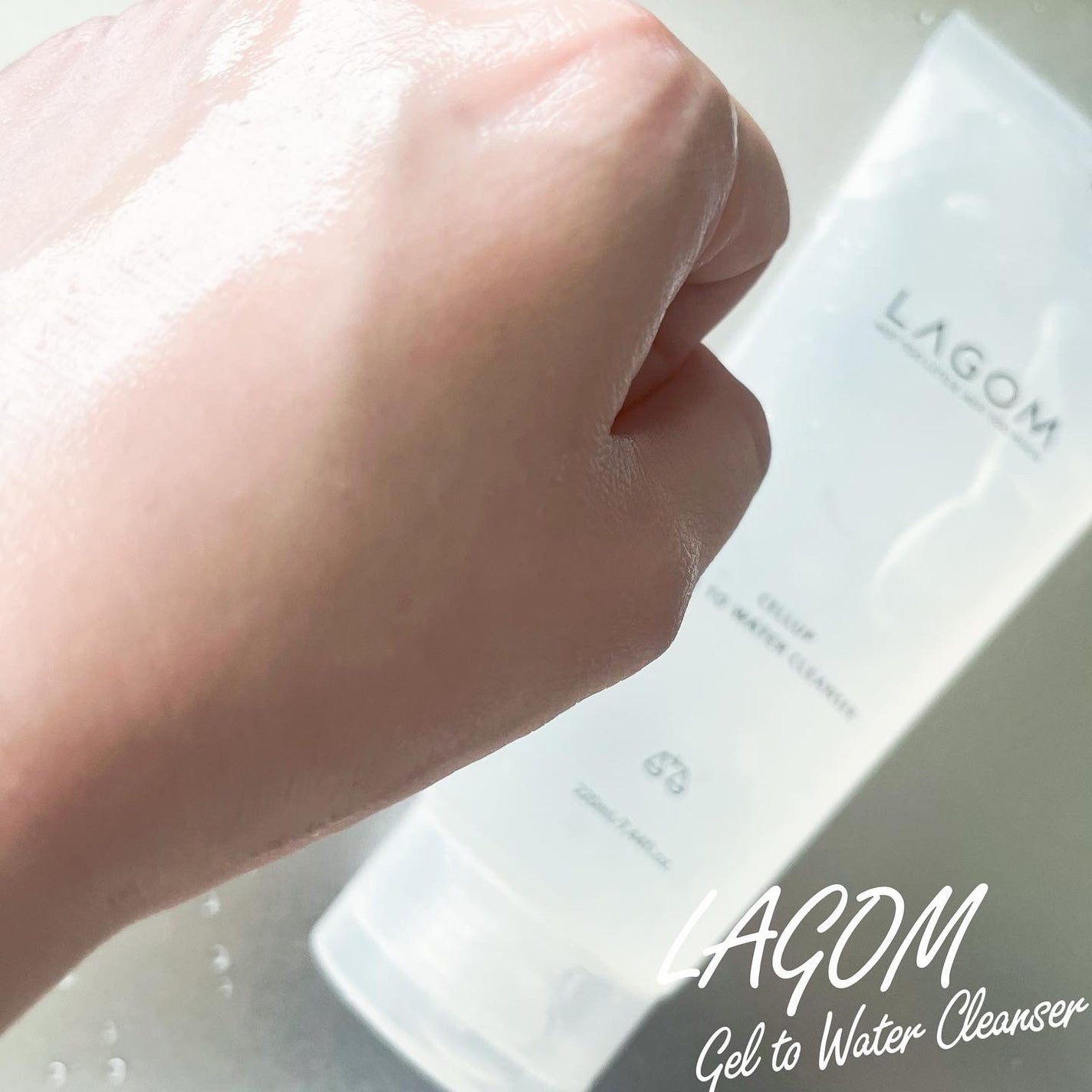 ラゴム ジェルトゥウォーター クレンザー(朝用洗顔)/LAGOM /その他洗顔料を使ったクチコミ(6枚目)