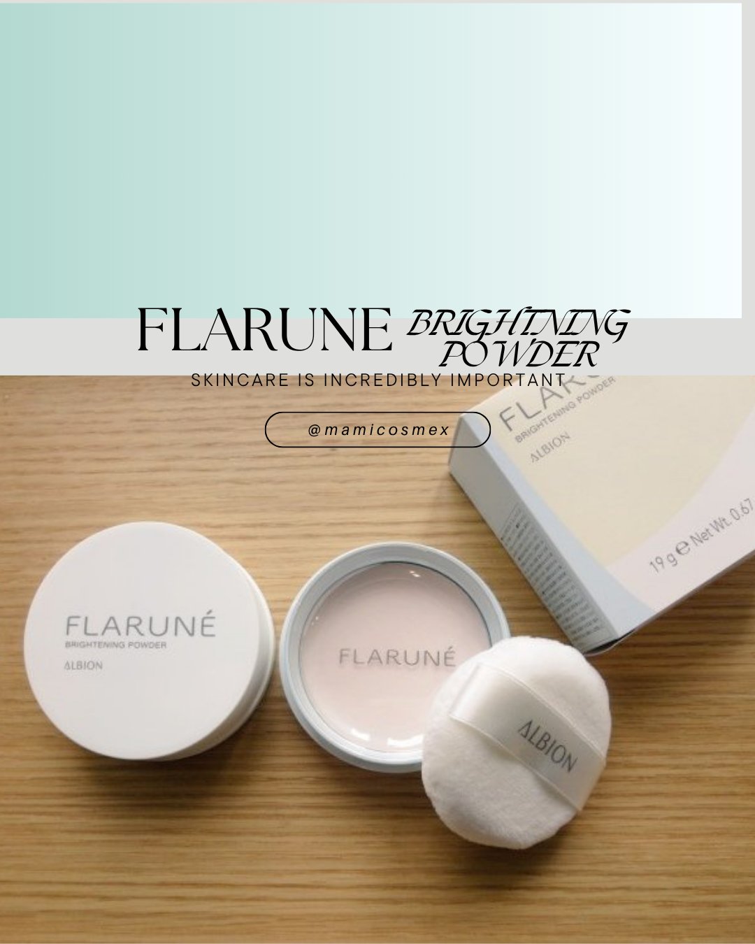 フラルネ ブライトニングパウダー/ALBION/プレストパウダーを使ったクチコミ（1枚目）