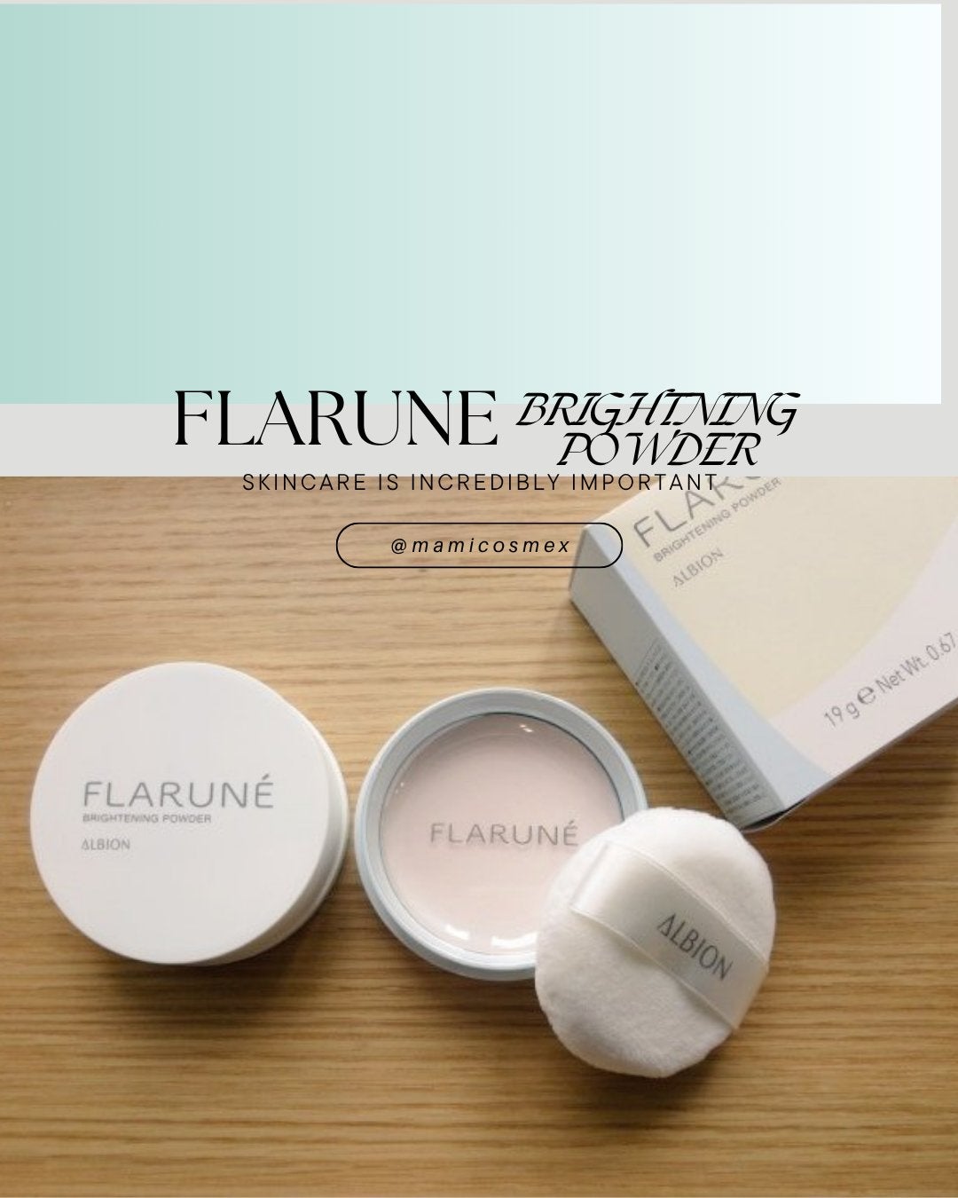 フラルネ ブライトニングパウダー/ALBION/プレストパウダーを使ったクチコミ(1枚目)