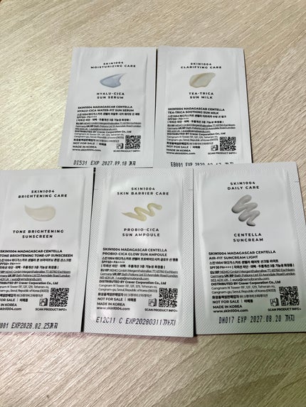 ヒアルーシカ ウォーターフィット サンセラム/SKIN1004/日焼け止めローションを使ったクチコミ(2枚目)