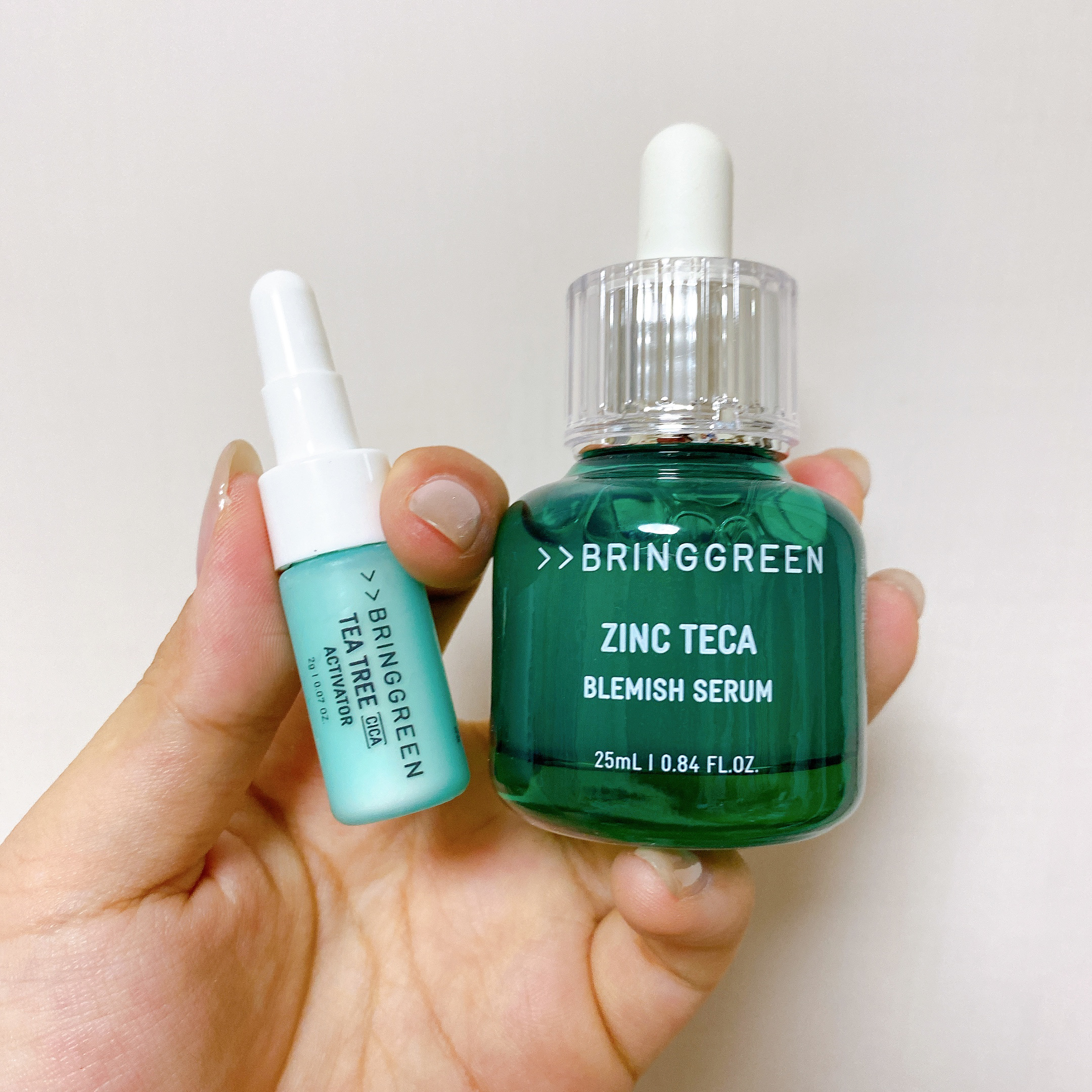 ジンクテカBセラムセット/BRING GREEN/スキンケアキットを使ったクチコミ（2枚目）