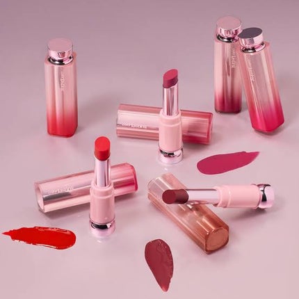 カラーラスティンググロウスティック いちごローズ/ETUDE/口紅の画像