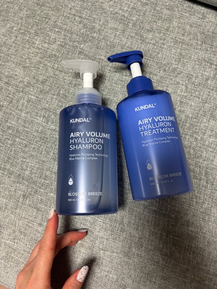 クンダル エアリーボリュームヒアルロンシャンプー&トリートメント/KUNDAL/市販シャンプーを使ったクチコミ(1枚目)