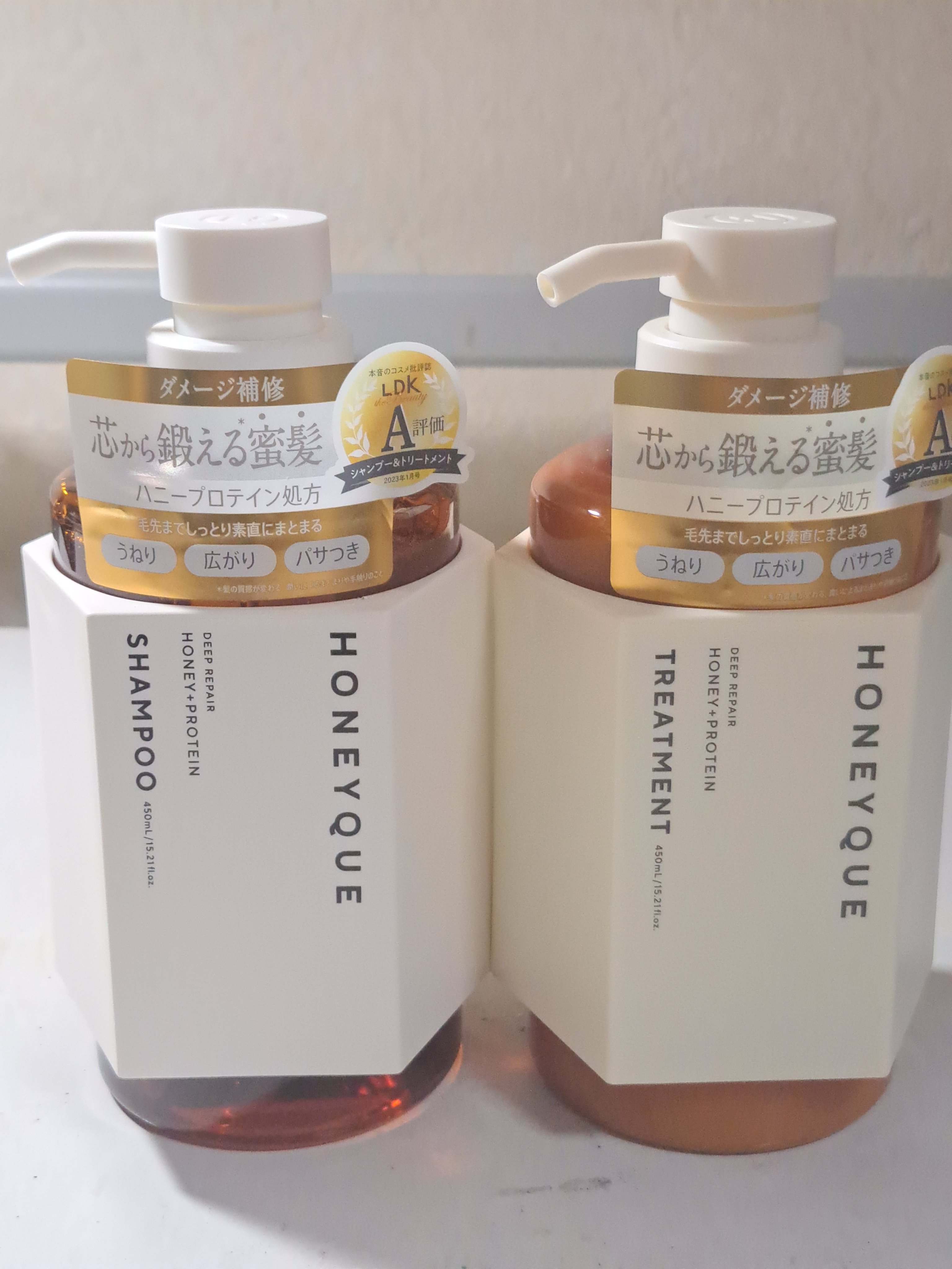 ディープリペア シャンプー モイスト／ヘアトリートメント モイスト/ハニーク/市販シャンプーを使ったクチコミ（1枚目）