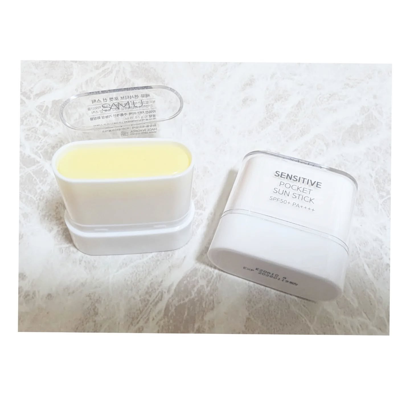センシティブポケットサンスティック/SAM'U/日焼け止めスティックを使ったクチコミ（2枚目）