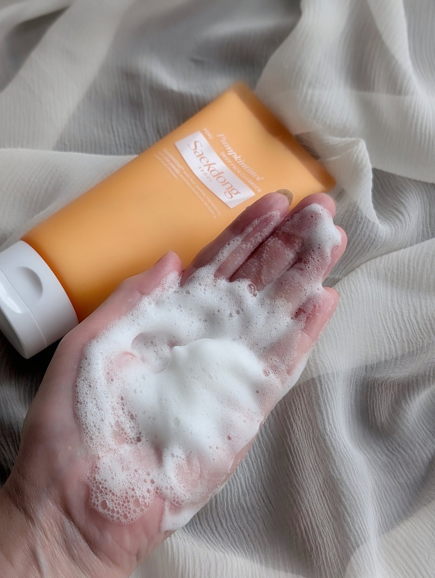 PUMPKINTINOL パッククレンザー/Saekdong SEOUL/洗顔フォームを使ったクチコミ(2枚目)