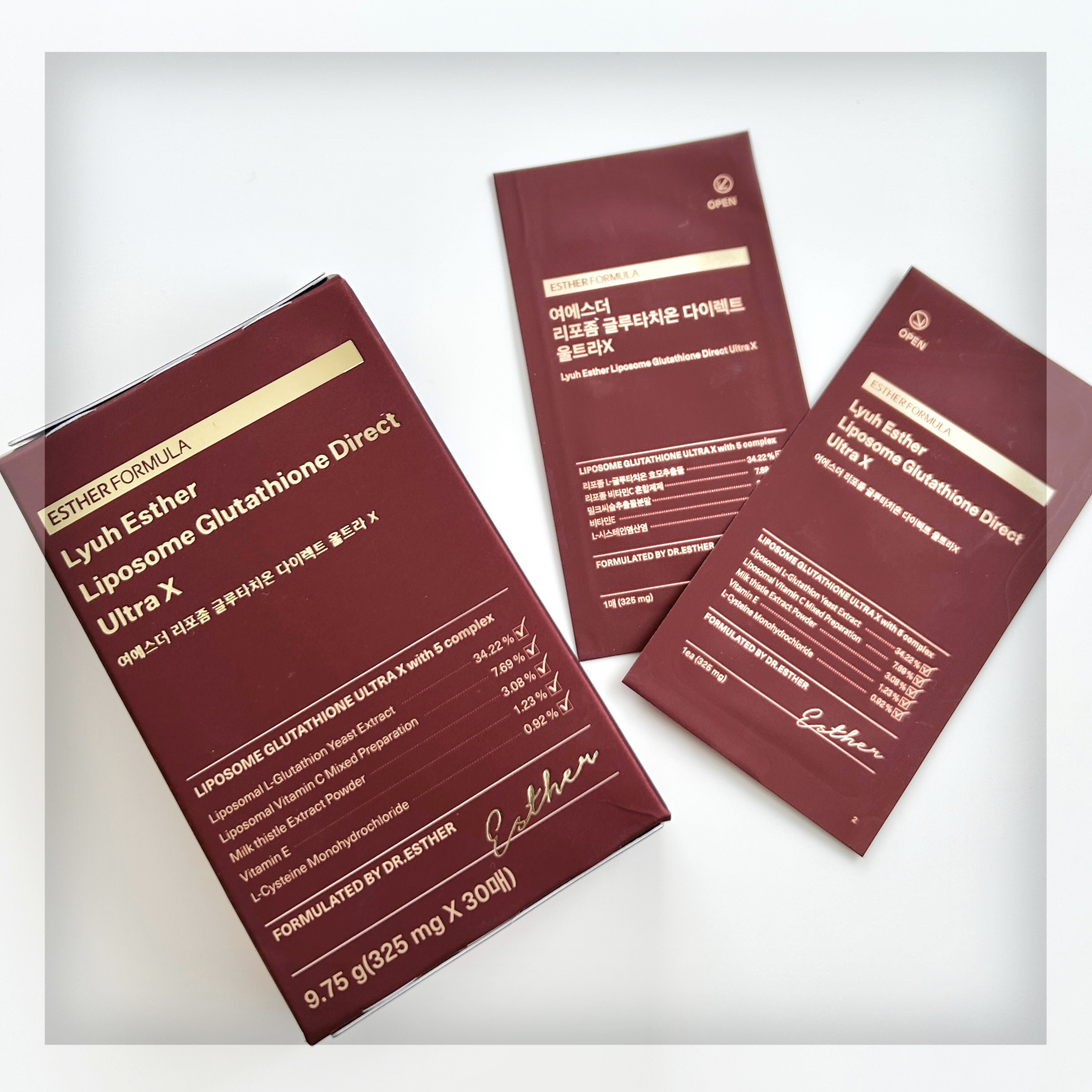 ヨエスターGLTダイレクトウルトラX/ESTHER FORMULA/美容サプリメントを使ったクチコミ（1枚目）