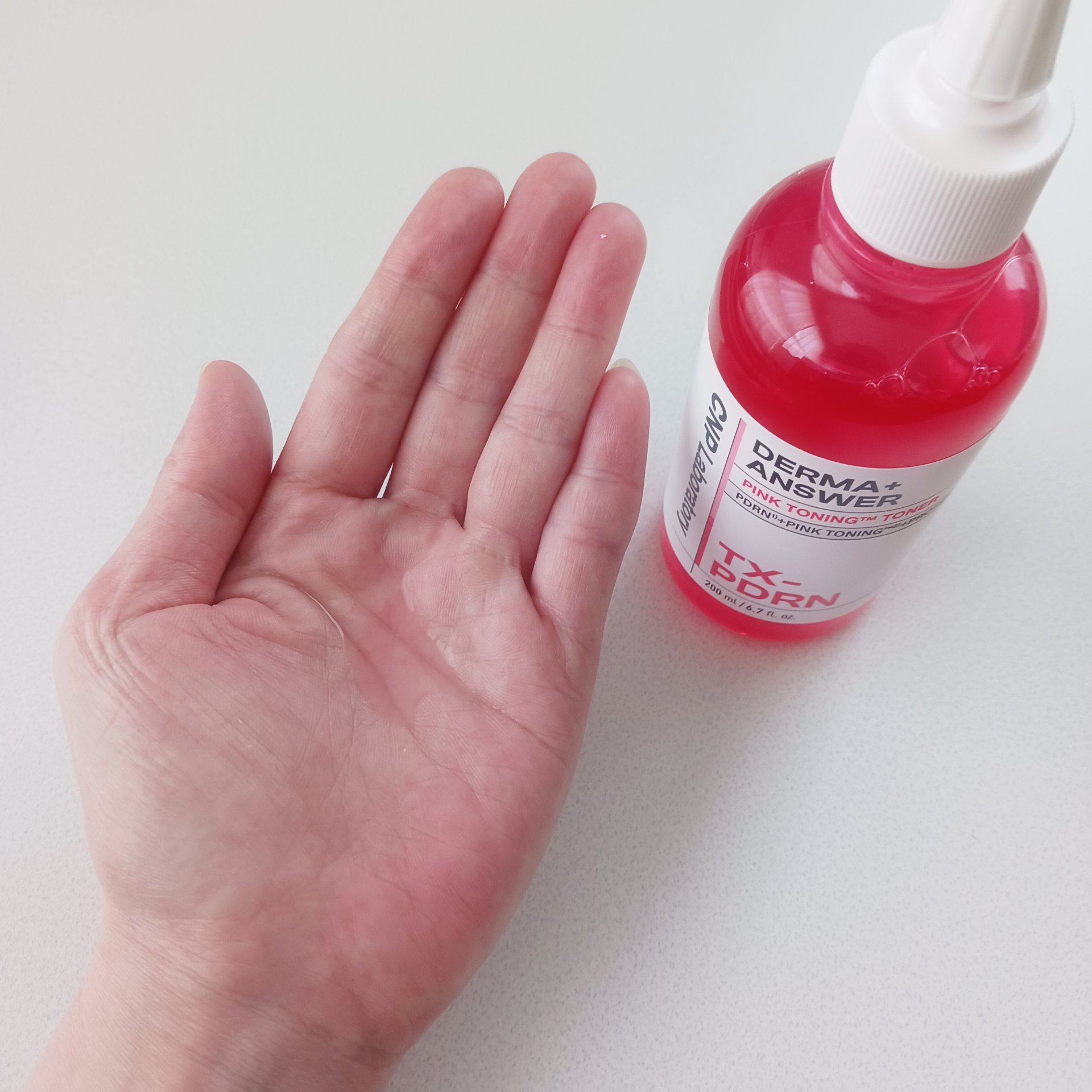 ダーマアンサーピンクトーニングトナー/CNP Laboratory/化粧水を使ったクチコミ（2枚目）
