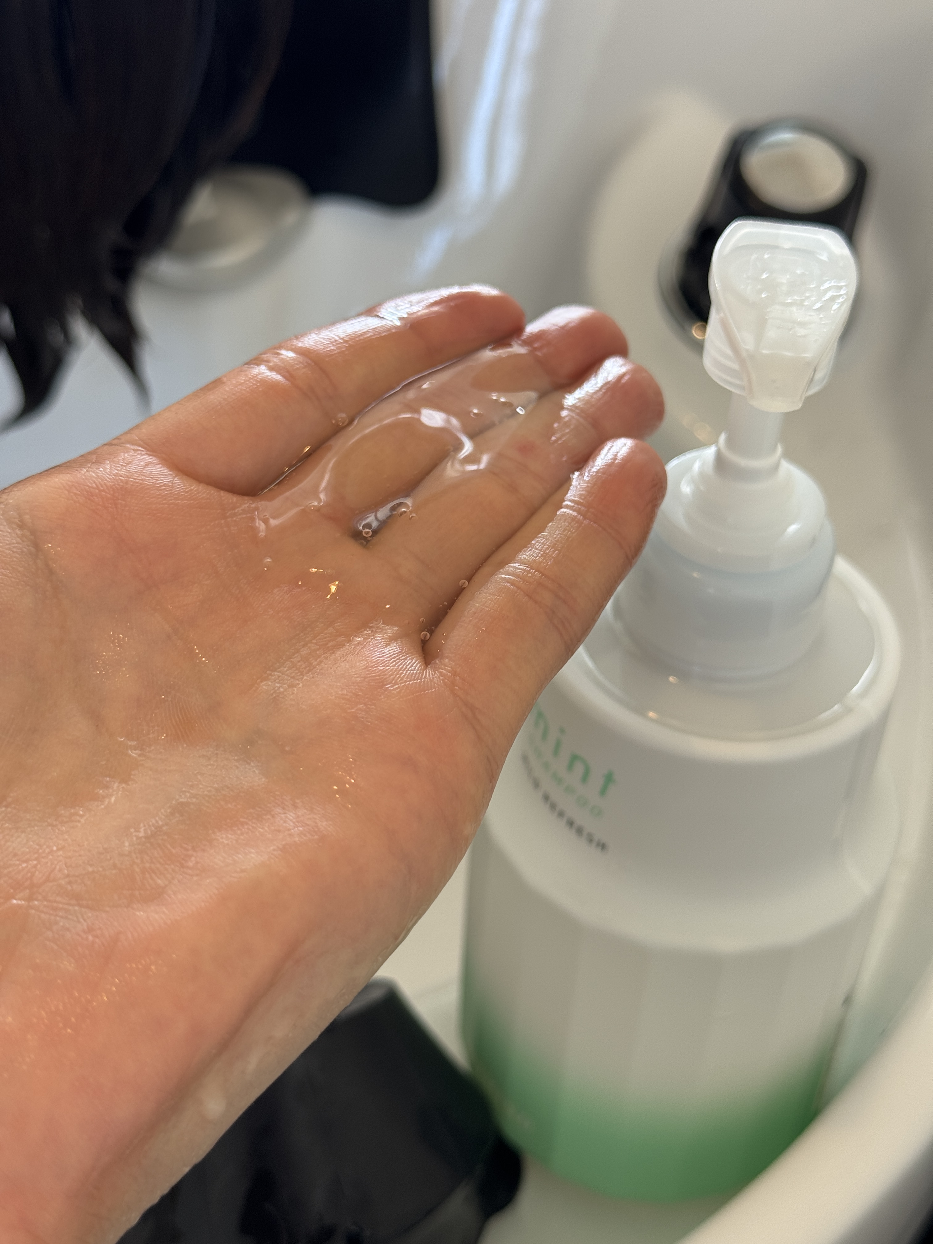 ミント シャンプー マイルドリフレッシュ/アリミノ/サロンシャンプーを使ったクチコミ（2枚目）