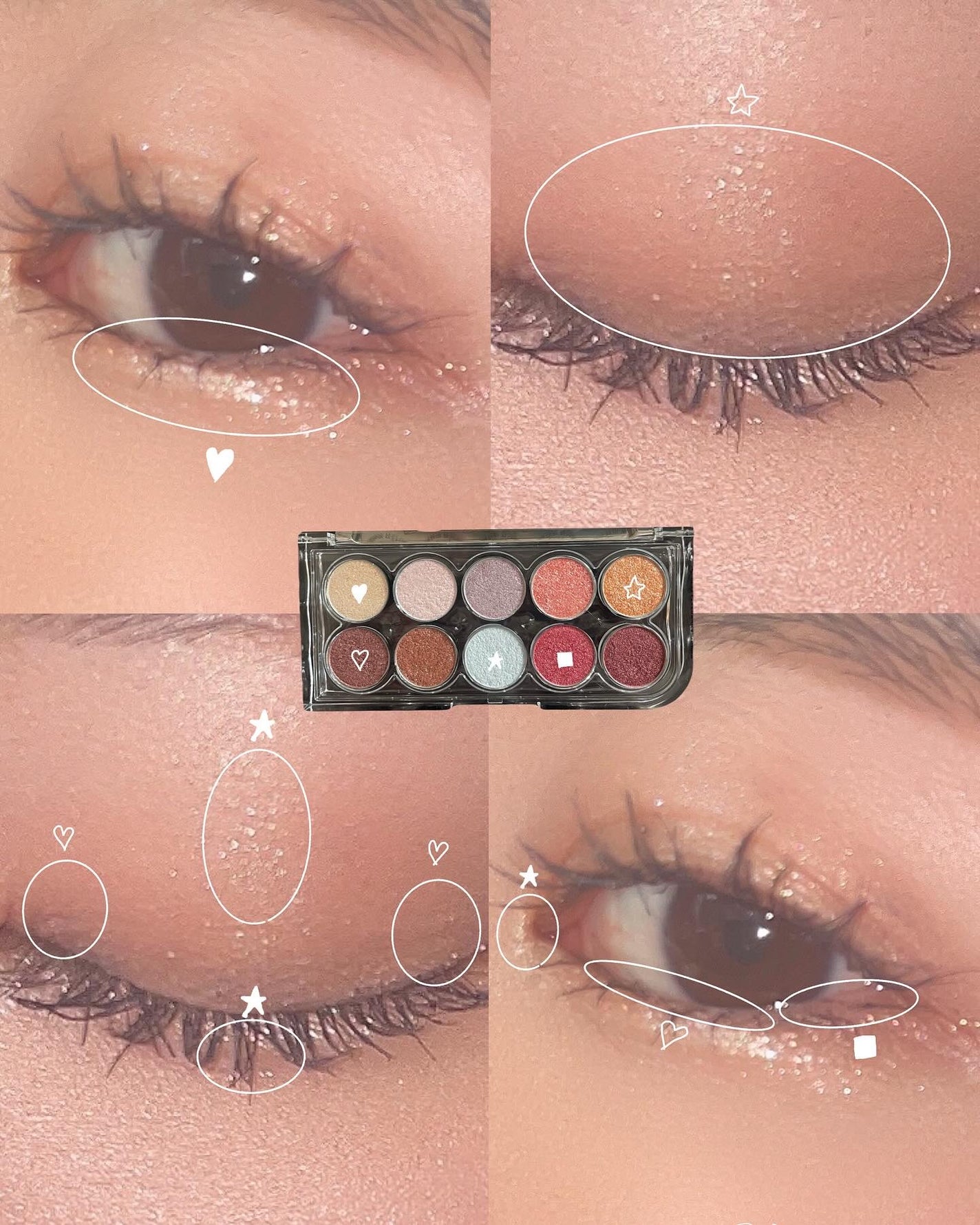 ライトオンアイズシャドウパレット/ルミル/アイシャドウパレットを使ったクチコミ(3枚目)