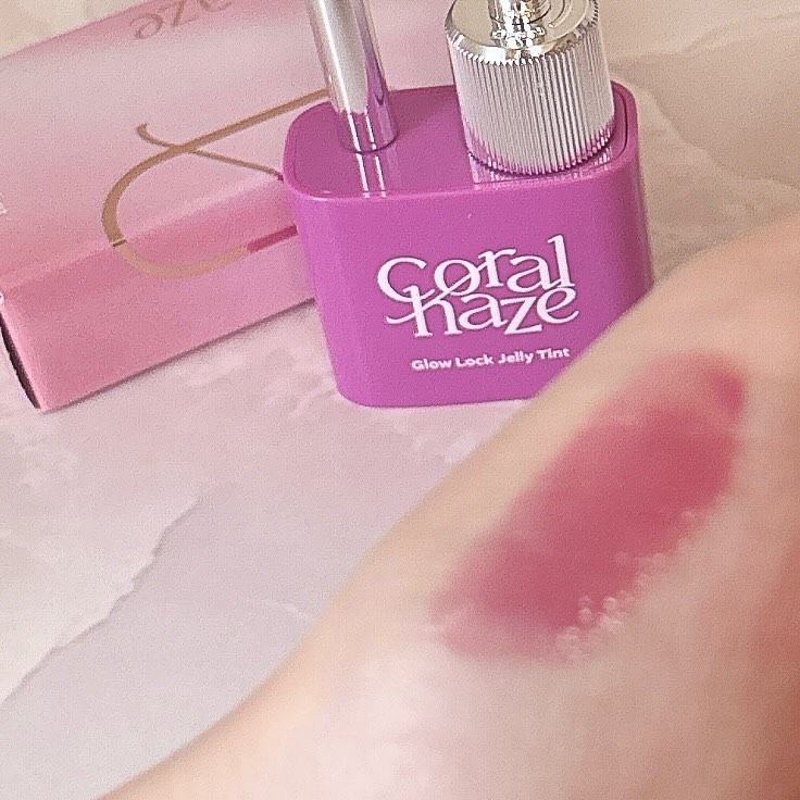 グロウロックゼリーティント/Coralhaze/リップティントを使ったクチコミ（2枚目）