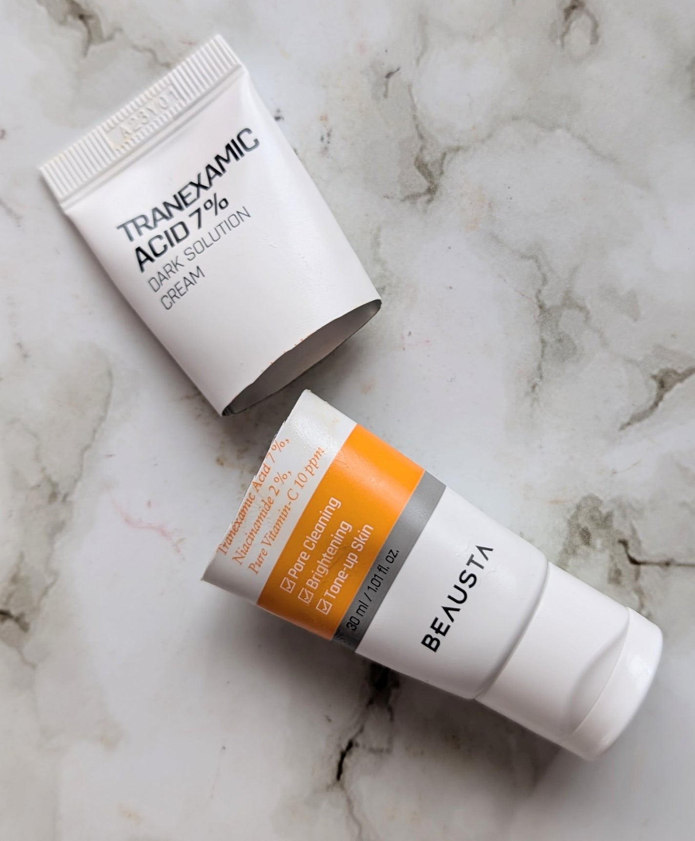 トラネキサム酸7%ダークソリューションクリーム/BEAUSTA/フェイスクリームを使ったクチコミ(1枚目)
