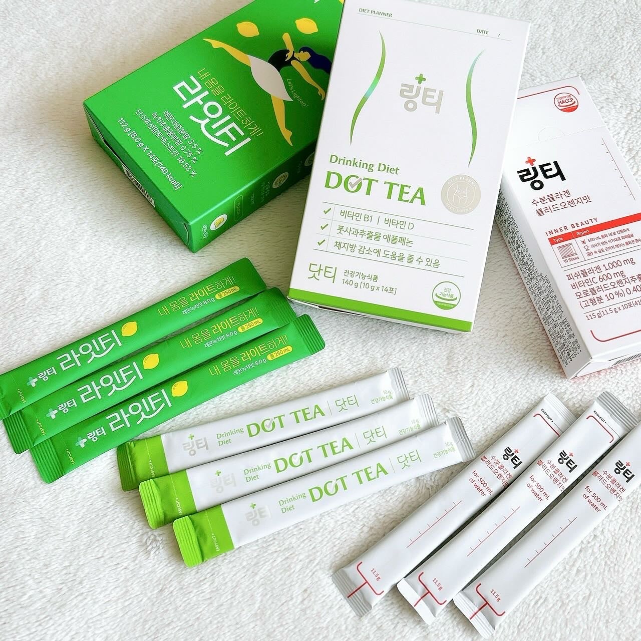 LINGTEA うるおい水分コラーゲン ブラッドオレンジ味/LINGTEA/美容サプリメントを使ったクチコミ(1枚目)