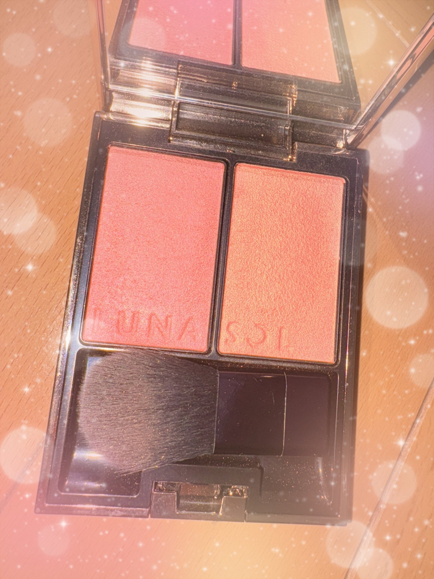 カラーリンググレイズ/LUNASOL/パウダーチークを使ったクチコミ(1枚目)