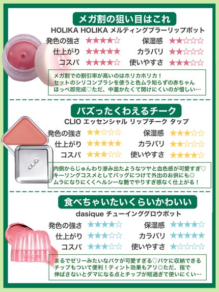 ミルクハートティントリップアンドチーク/Merrymonde/リップティントを使ったクチコミ(3枚目)