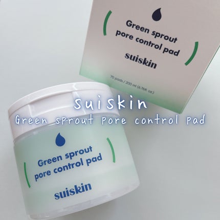 若芽ポアコントロール部分パック/suiskin/トナーパッドを使ったクチコミ(1枚目)