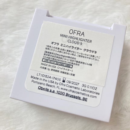 OFRA mini Highlighter/Ofra Cosmetics/パウダーハイライトを使ったクチコミ(5枚目)