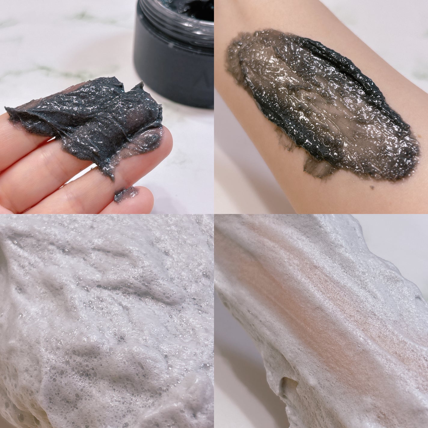 フレッシュクラウドスクラブ ブラックティー&ユズ/アレンシア/スクラブ・ゴマージュを使ったクチコミ(3枚目)