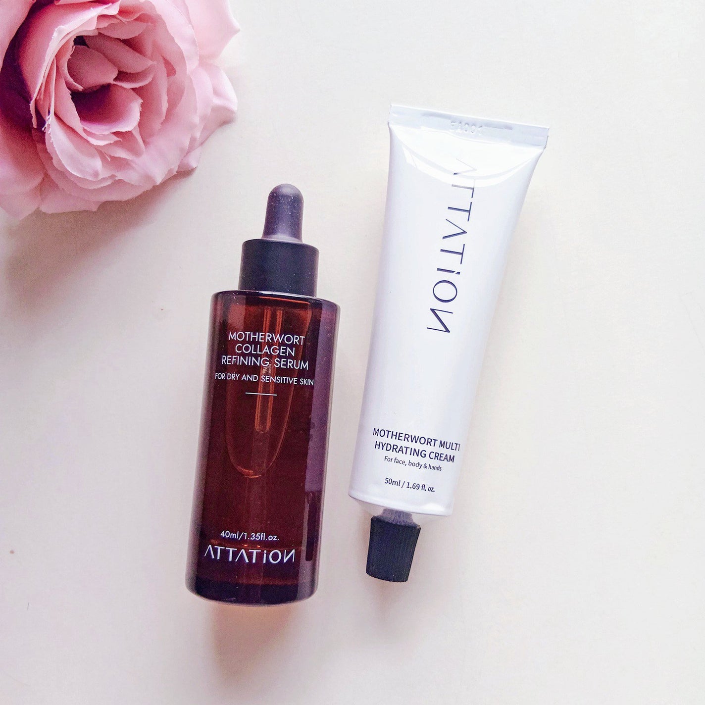 益母草パンテノールクリーム/ATTATION/ハンドクリームを使ったクチコミ(1枚目)