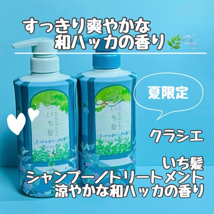 いち髪 シャンプー&コンディショナー(涼やかな和ハッカの香り)/いち髪/市販シャンプーを使ったクチコミ(1枚目)