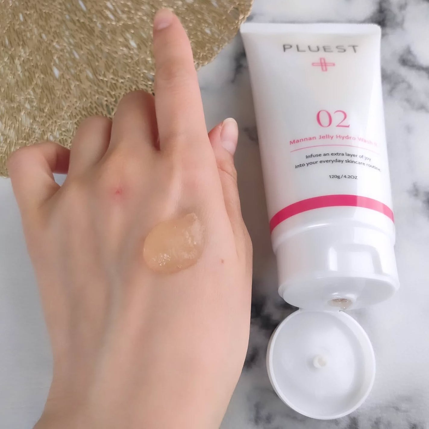 マンナンジェリーハイドロウォッシュ R/PLUEST/洗顔料を使ったクチコミ(5枚目)