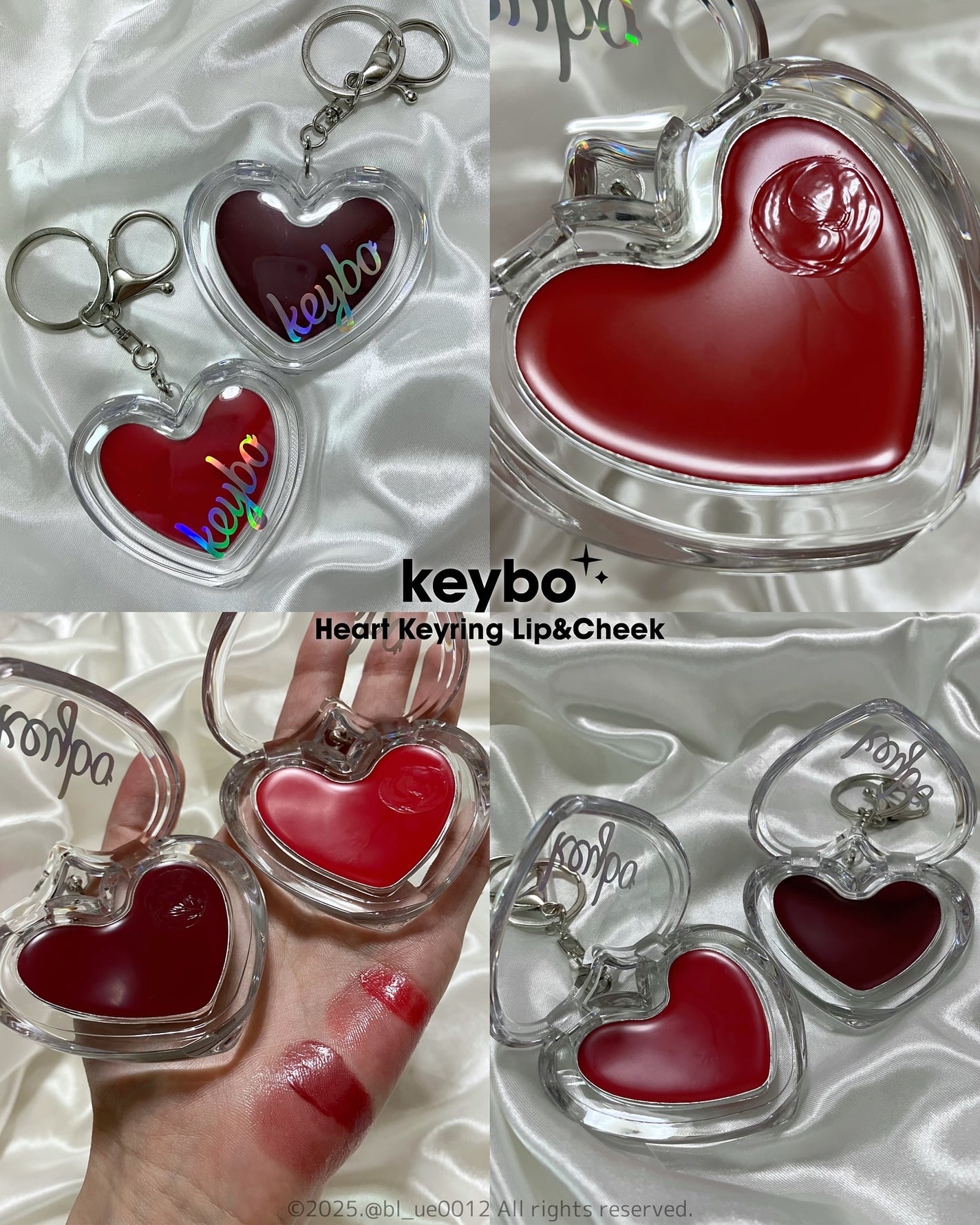 ハートキーリング リップ&チーク/keybo/口紅を使ったクチコミ(1枚目)