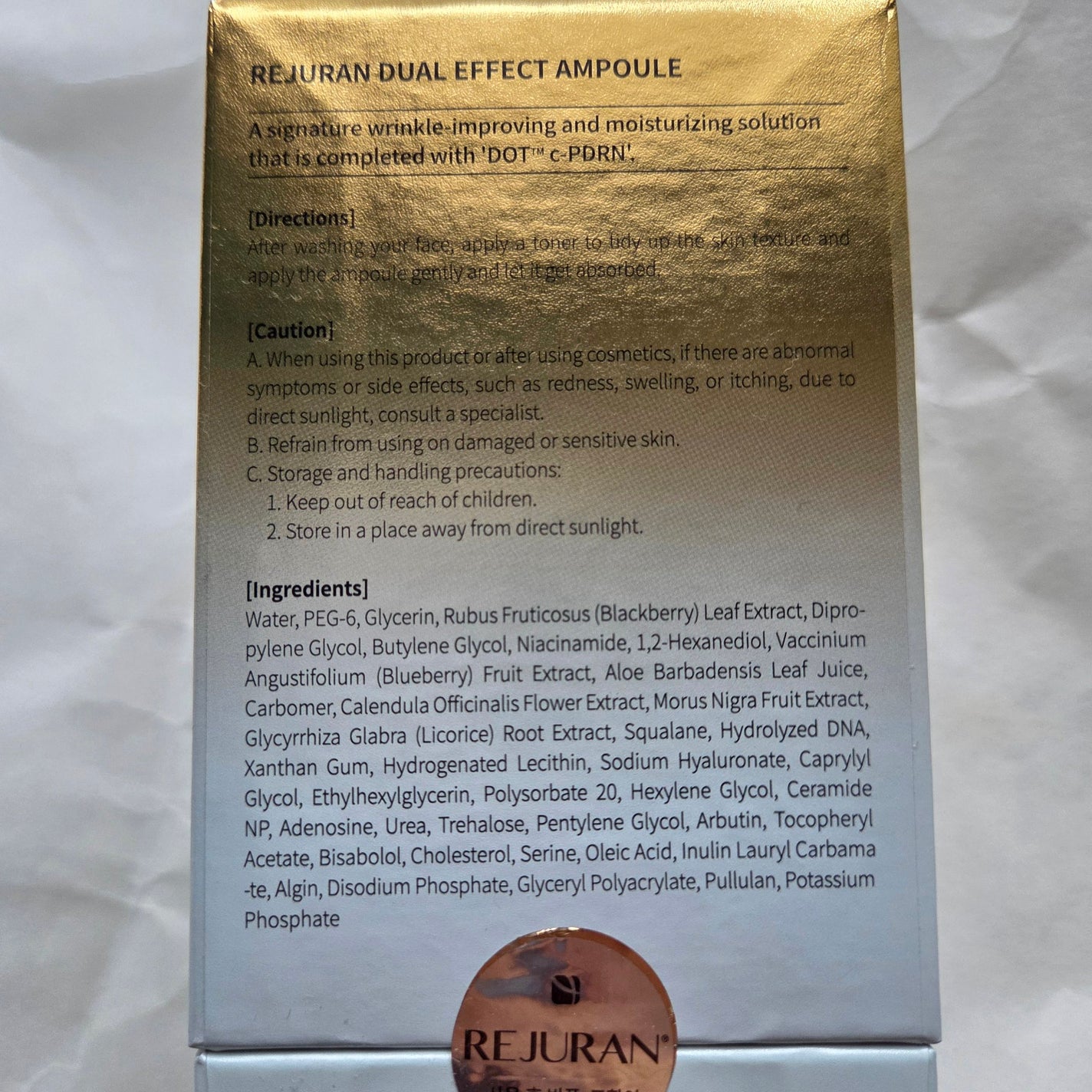 REJURAN デュアルエフェクトアンプル 30ml/REJURAN COSMETICS/美容液を使ったクチコミ(8枚目)