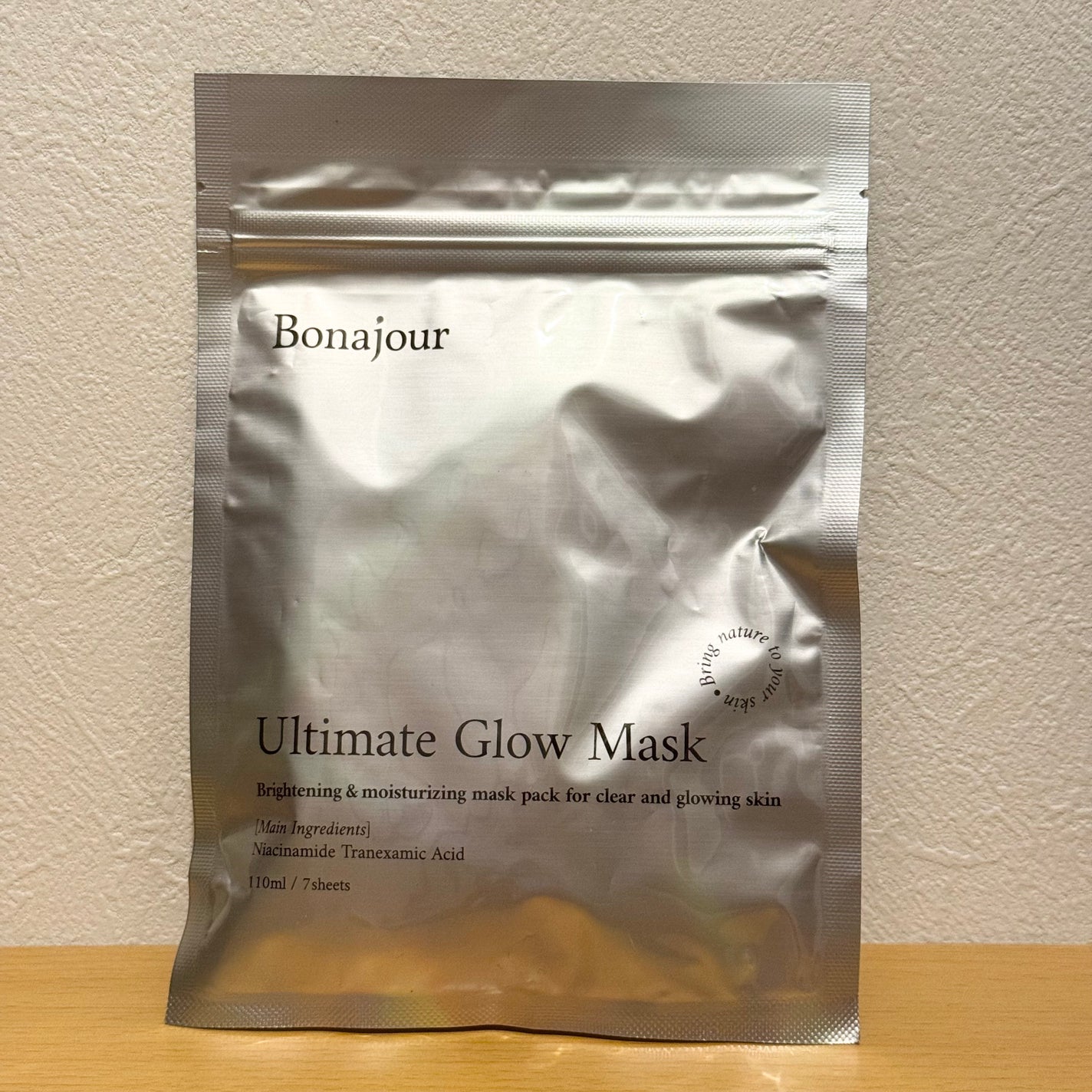 ボナジュール アルティメイトグロウマスク/Bonajour/シートマスク・パックを使ったクチコミ(1枚目)