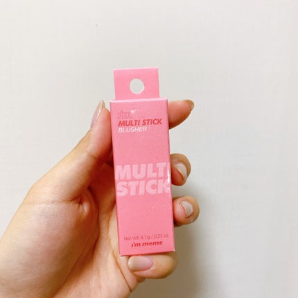 アイムマルチスティックブラッシャー/i’m meme/ジェル・クリームチークを使ったクチコミ(4枚目)