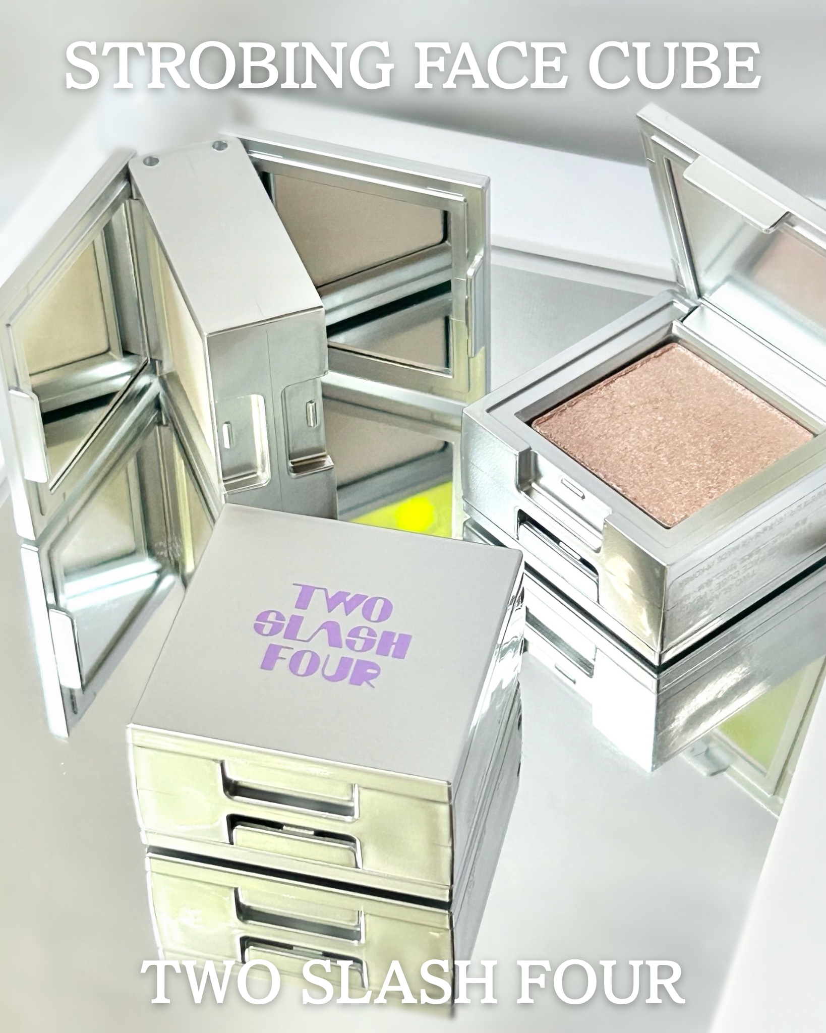 ストロビングフェイスキューブ/TWO SLASH FOUR/ハイライトを使ったクチコミ（1枚目）