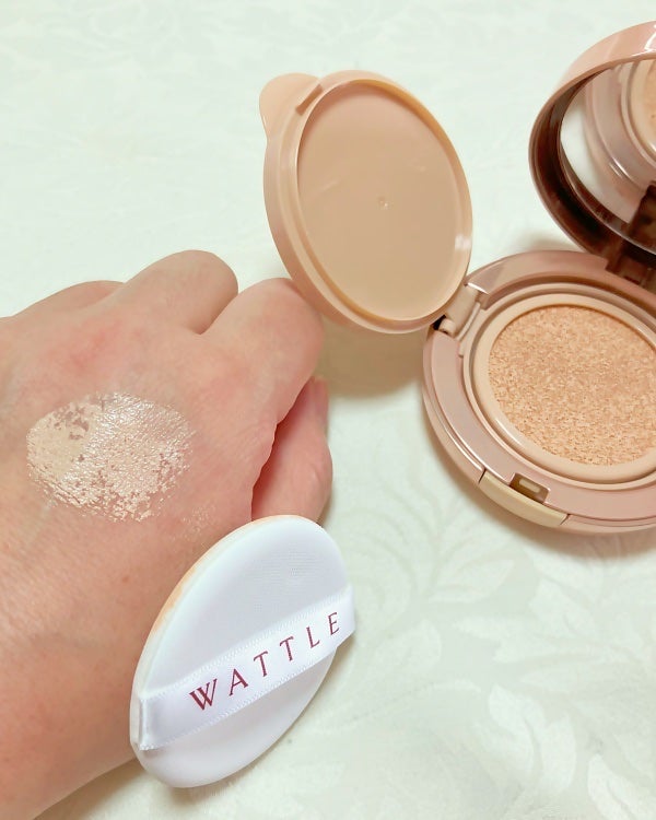 WATTLEクッションファンデーション/WATTLE/クッションファンデーションを使ったクチコミ(6枚目)