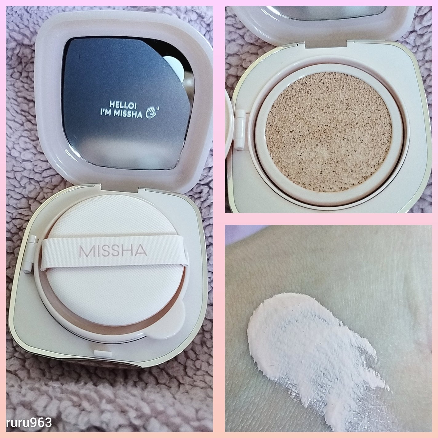 ミシャ グロウ クッション ファンデーション(ルミナスカバー)/MISSHA/クッションファンデーションを使ったクチコミ(2枚目)