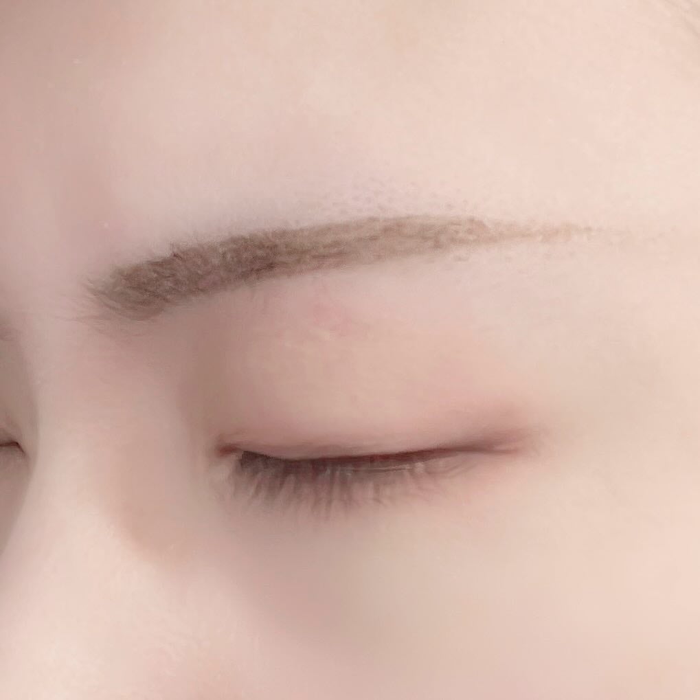 くれ竹 お化粧ふでぺん 眉毛用 毛筆極細/くれ竹 /リキッドアイブロウを使ったクチコミ(6枚目)