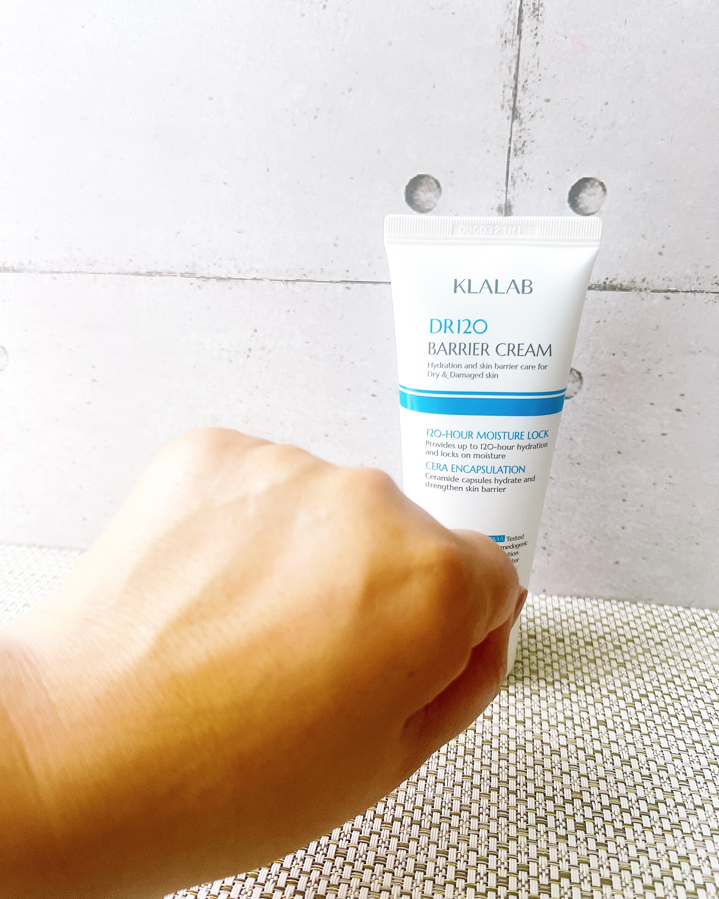 ディーアール120 バリアクリーム/KLALAB/フェイスクリームを使ったクチコミ（3枚目）