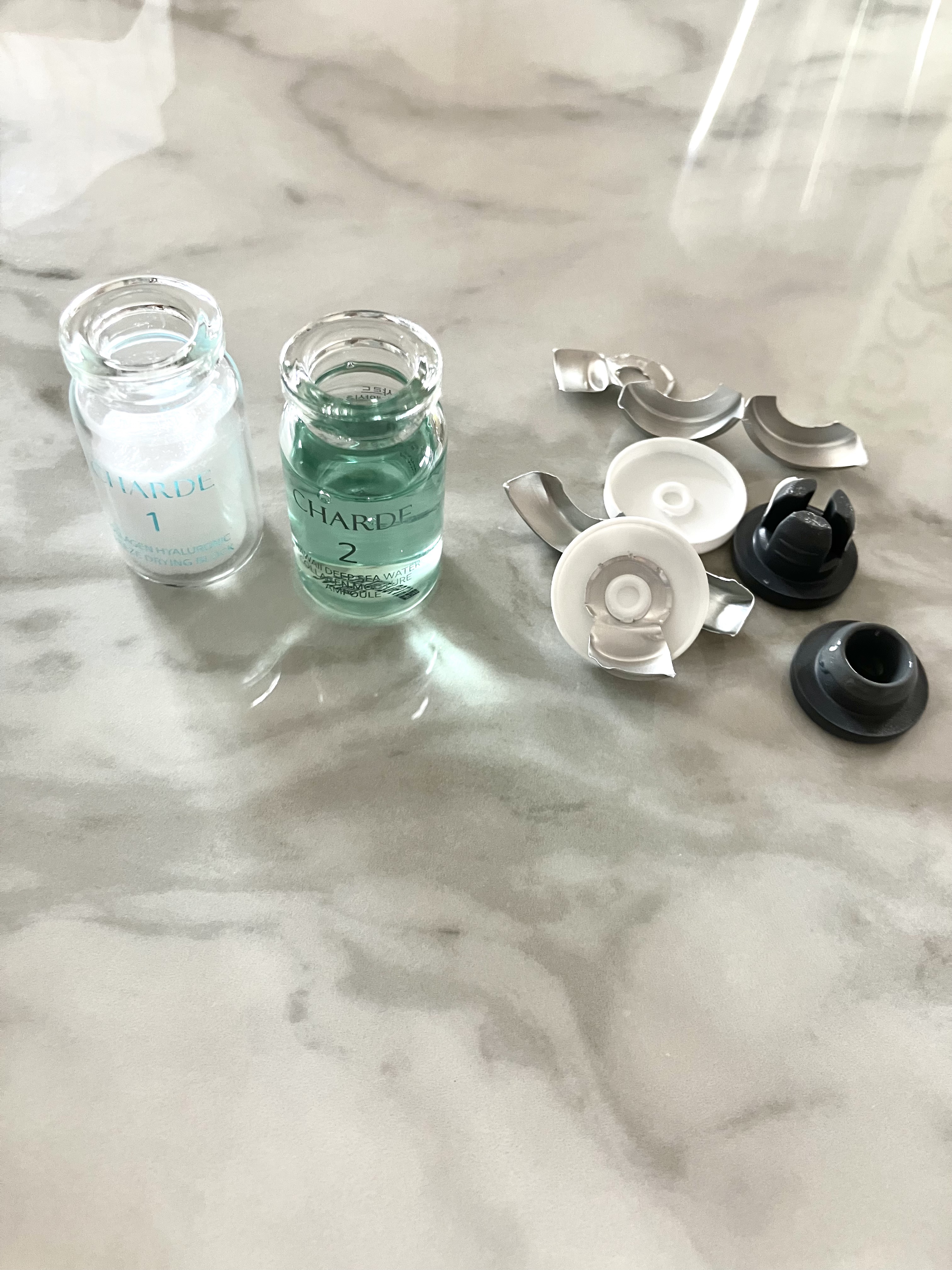 クラウドアンプル 1week キット/CHARDE/美容液を使ったクチコミ（3枚目）