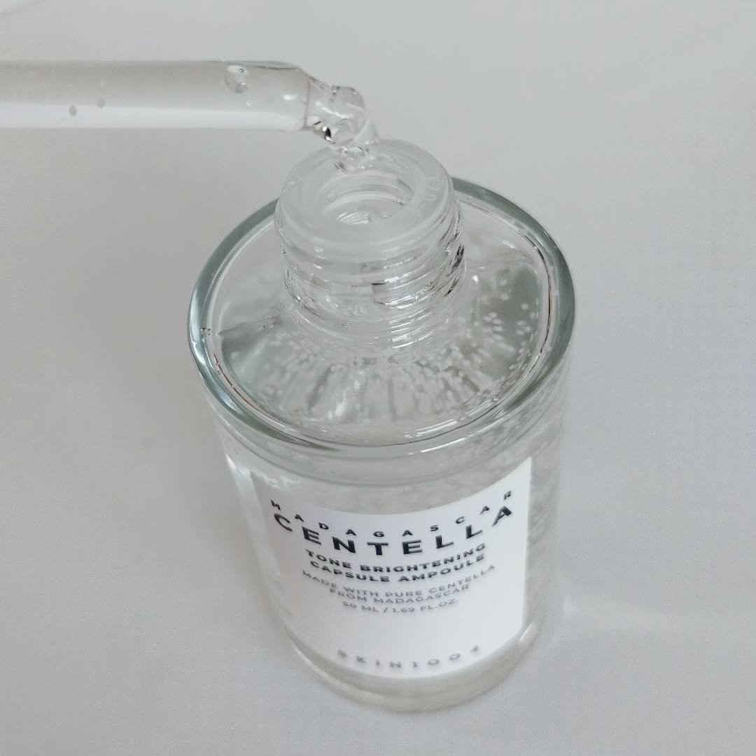 トーンブライトニング カプセルアンプル/SKIN1004/美容液を使ったクチコミ（2枚目）