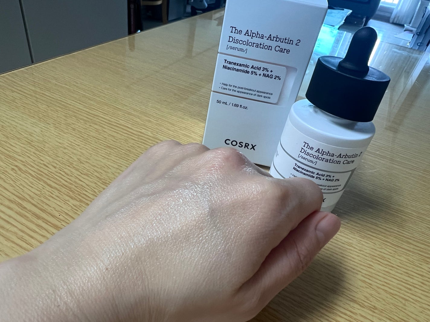 RXザ・アルファアルブチン2 ニキビ跡ケアセラム/COSRX/美容液を使ったクチコミ(3枚目)