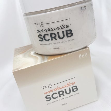 BnD マシュマロ コラーゲン AHA スクラブ /BnD/ボディスクラブを使ったクチコミ(5枚目)