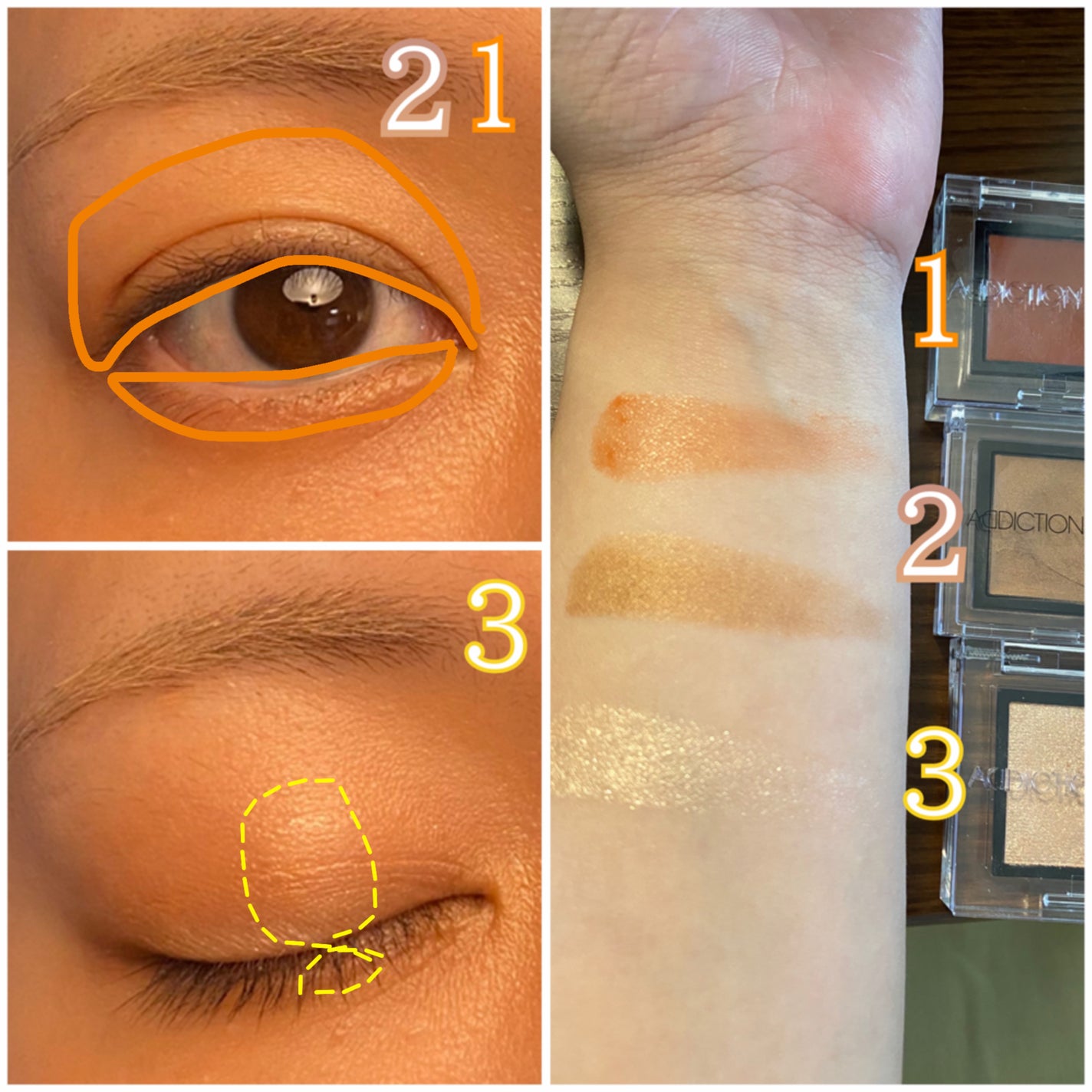 ザ アイシャドウ L/ADDICTION/単色アイシャドウを使ったクチコミ(3枚目)