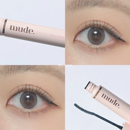 インスパイアスキニーカーリングマスカラ/mude/マスカラを使ったクチコミ(6枚目)