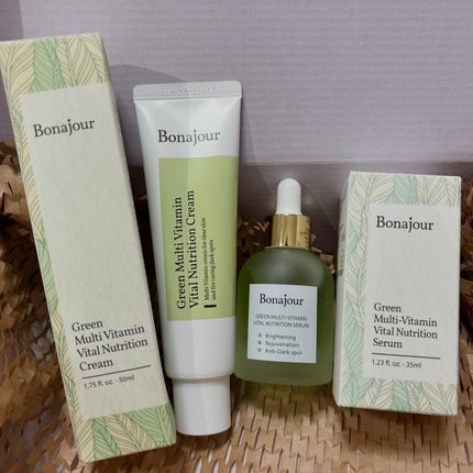 グリーンビタミンセラム/Bonajour/美容液を使ったクチコミ(1枚目)
