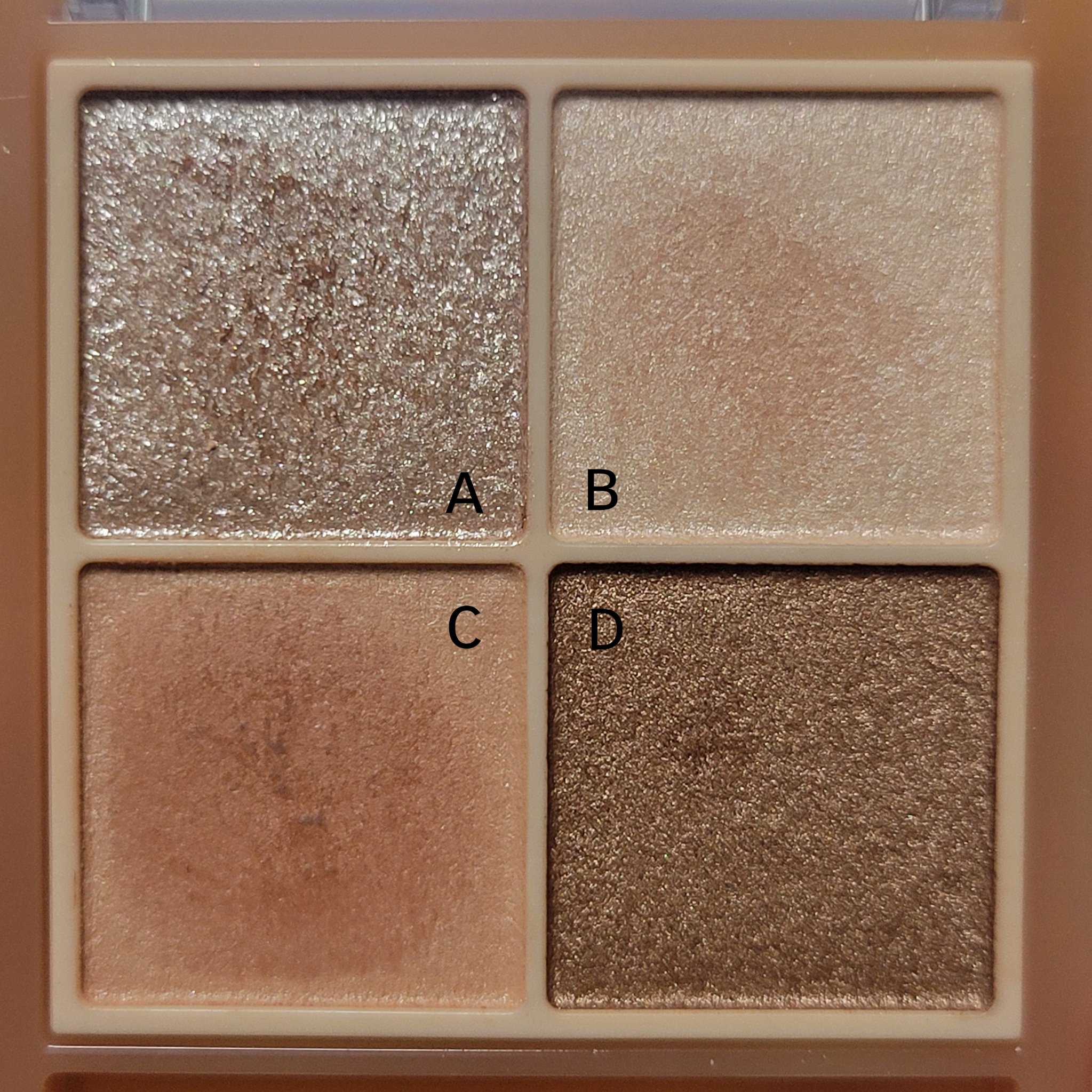 ベージュトーンアイシャドウ/CEZANNE/アイシャドウパレットを使ったクチコミ（3枚目）