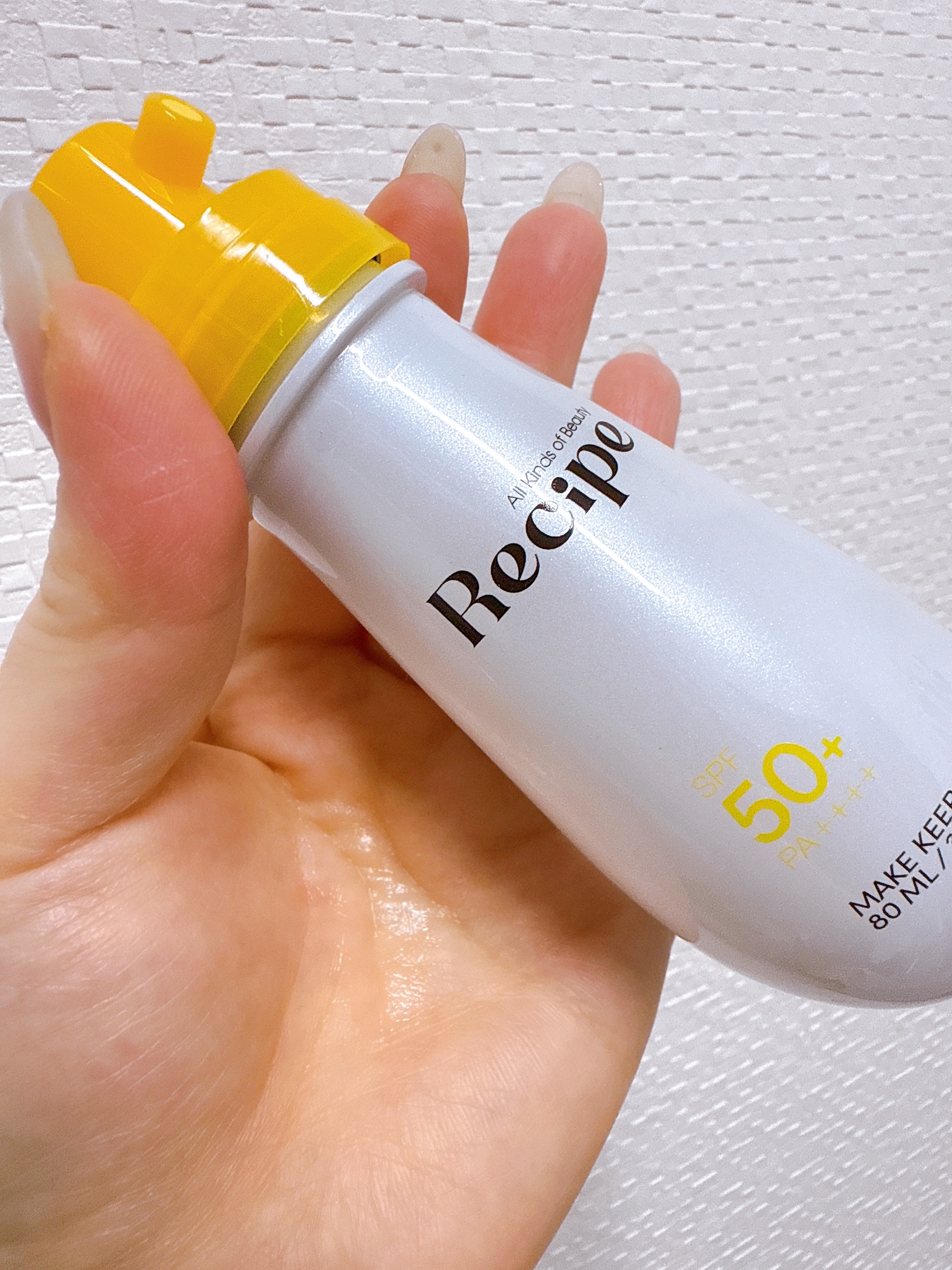 メイクキープUVミスト/Recipe/日焼け止めミスト・スプレーを使ったクチコミ（3枚目）