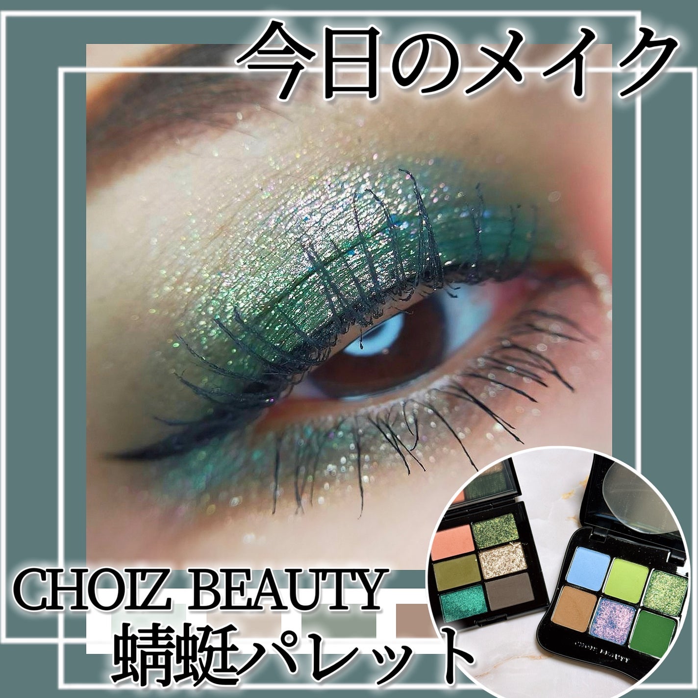 Insect Eyeshadow Palette/CHOIZ BEAUTY/アイシャドウパレットを使ったクチコミ(1枚目)
