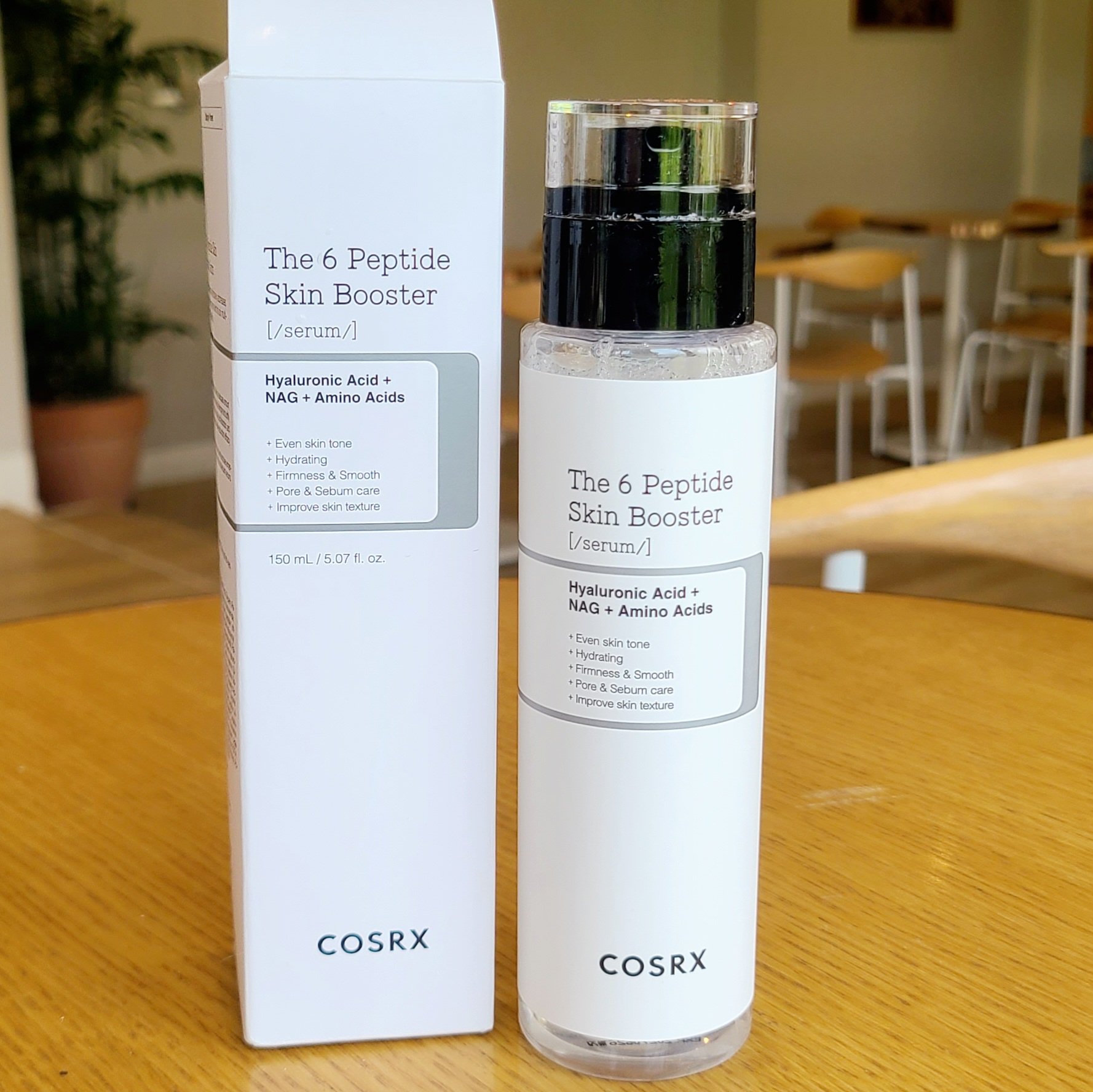 本気押し❤️導入剤の効果恐るべし

COSRX
RXザ・6ペプチドスキンブースターセラム

お香り:無し
質感:水っぽい
つけ心地:さっぱり

これは本当に神アイテム✨
正直あんまりに触感水っぽくて砂漠並みの乾燥肌の私には威力発揮しないので