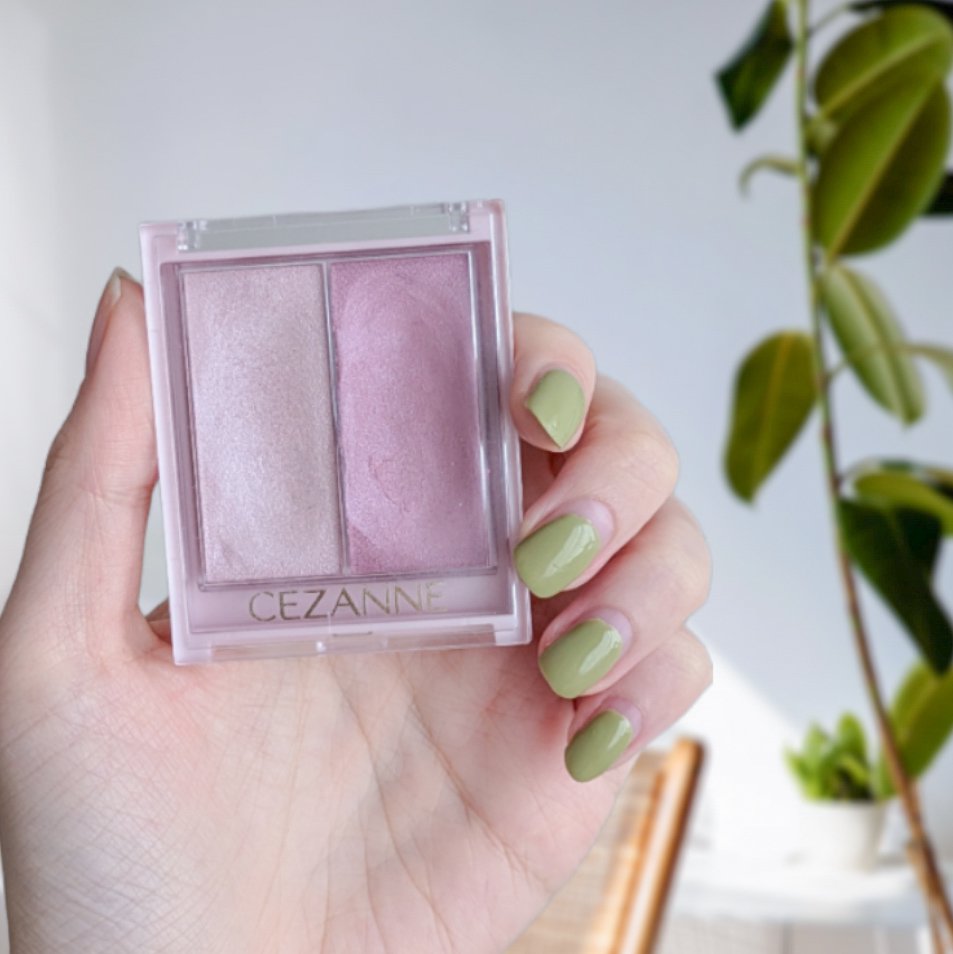 フェイスグロウカラー/CEZANNE/クリームハイライトを使ったクチコミ（1枚目）