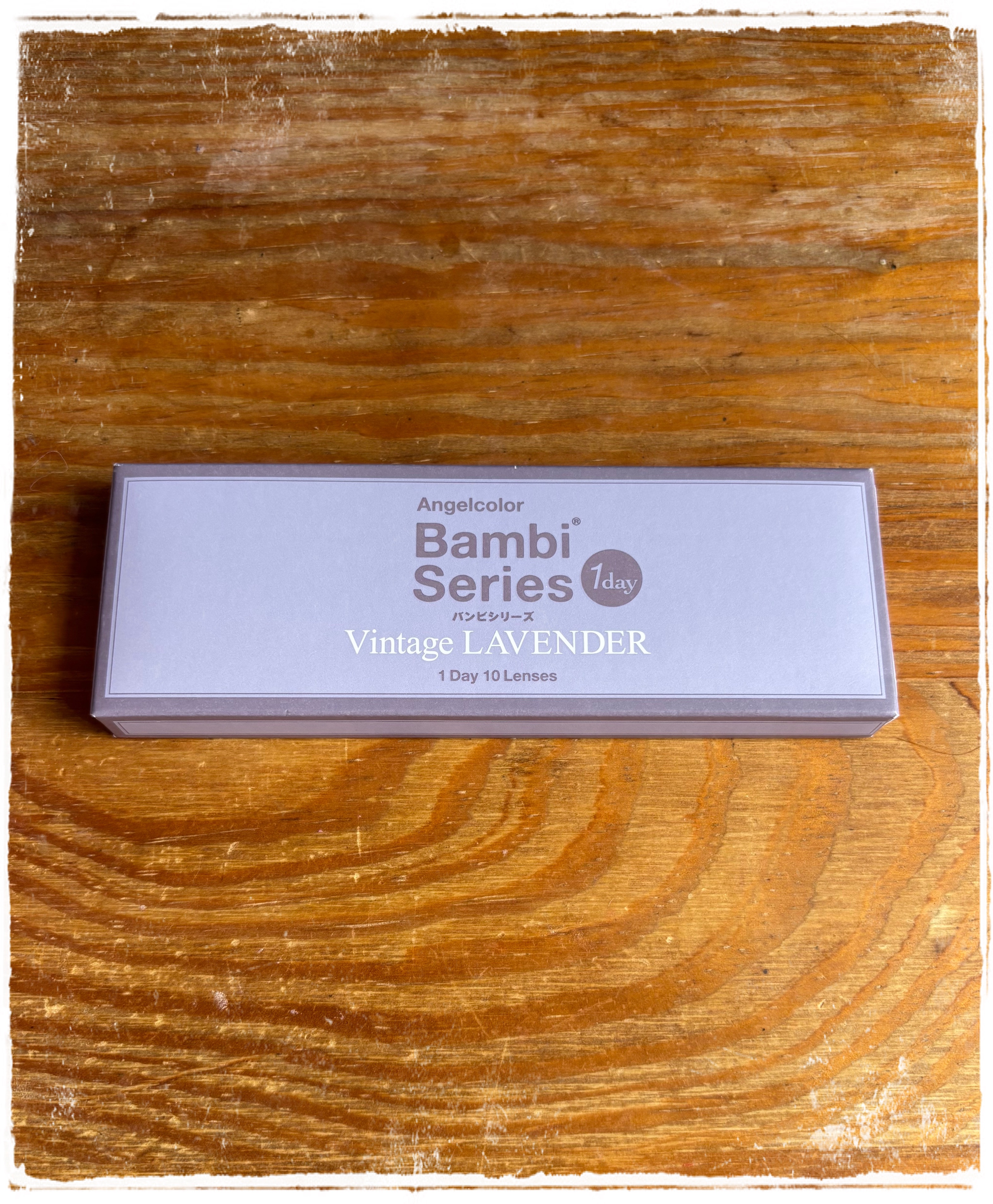 Angelcolor Bambi Series Vintage 1day ヴィンテージラベンダー/AngelColor/ワンデー（１DAY）カラコンを使ったクチコミ（1枚目）