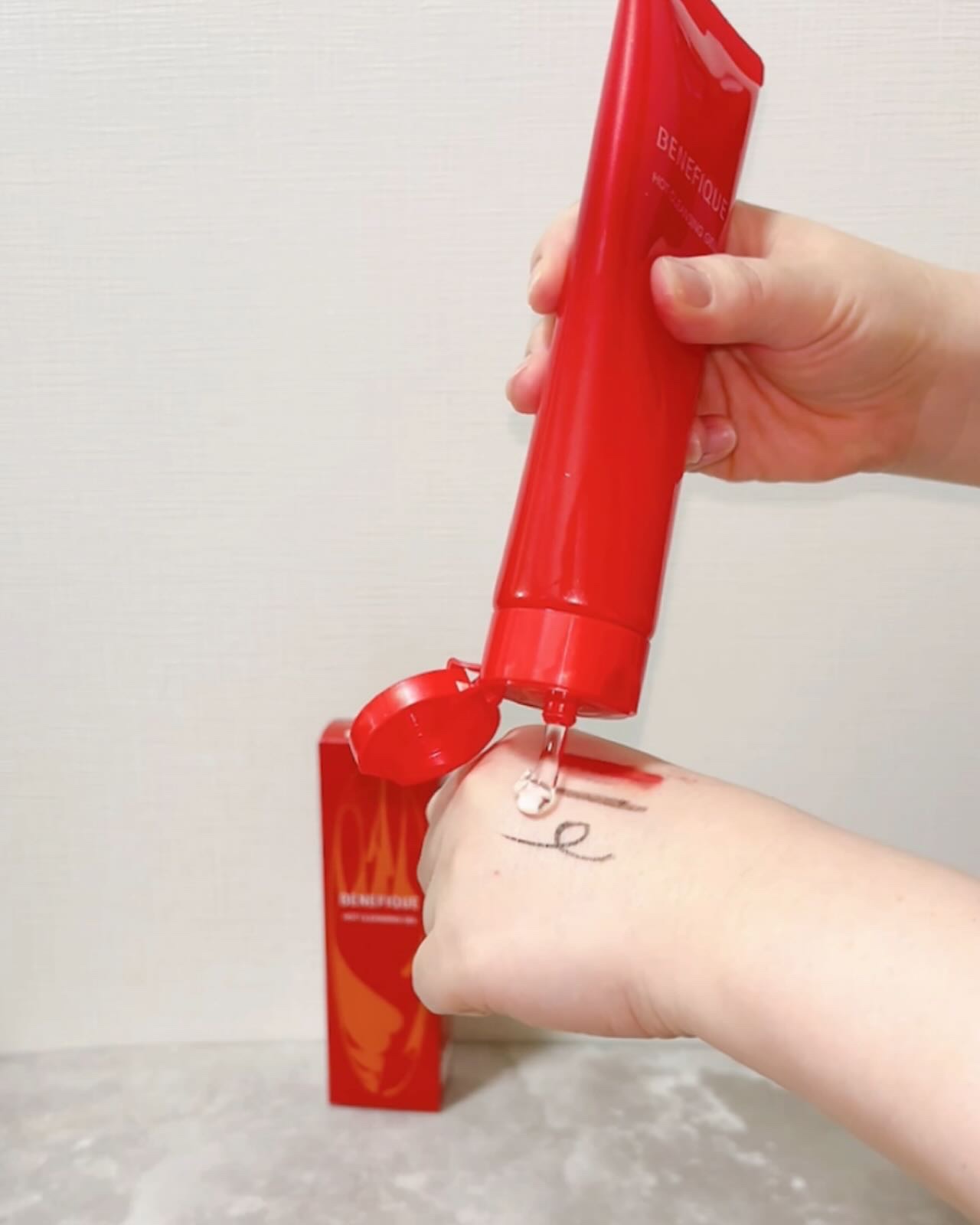 ベネフィーク　ホットクレンジングジェル/BENEFIQUE/クレンジングジェルを使ったクチコミ（3枚目）