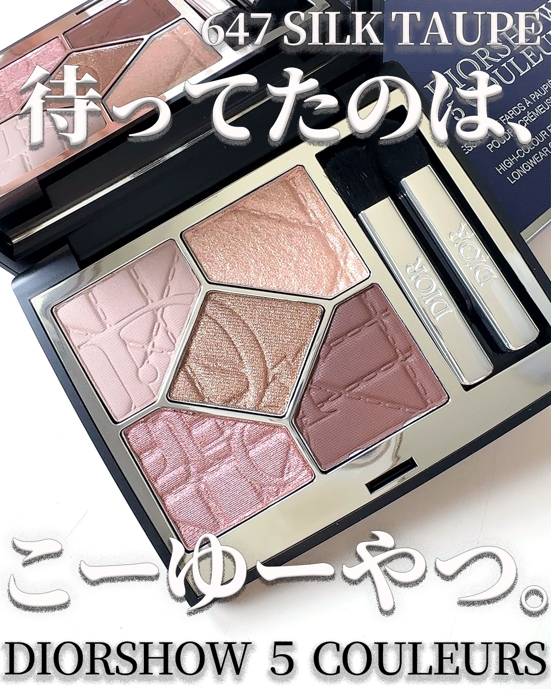 【旧】ディオールショウ サンク クルール（サマー コレクション 2025 限定品）/Dior/アイシャドウを使ったクチコミ（1枚目）